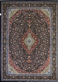 Persian Kashan Art Silk Power Loom 8x11