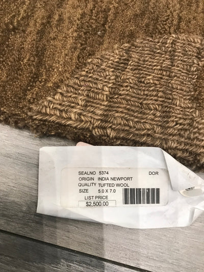 India Newport Hand Tufted Wool 5x7