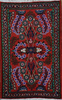 Persian Hamedan Hand Knotted Wool   2x3