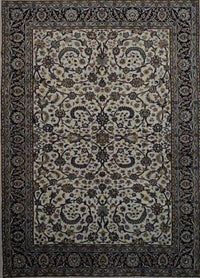 India Kashan Hand knotted Wool 6x9