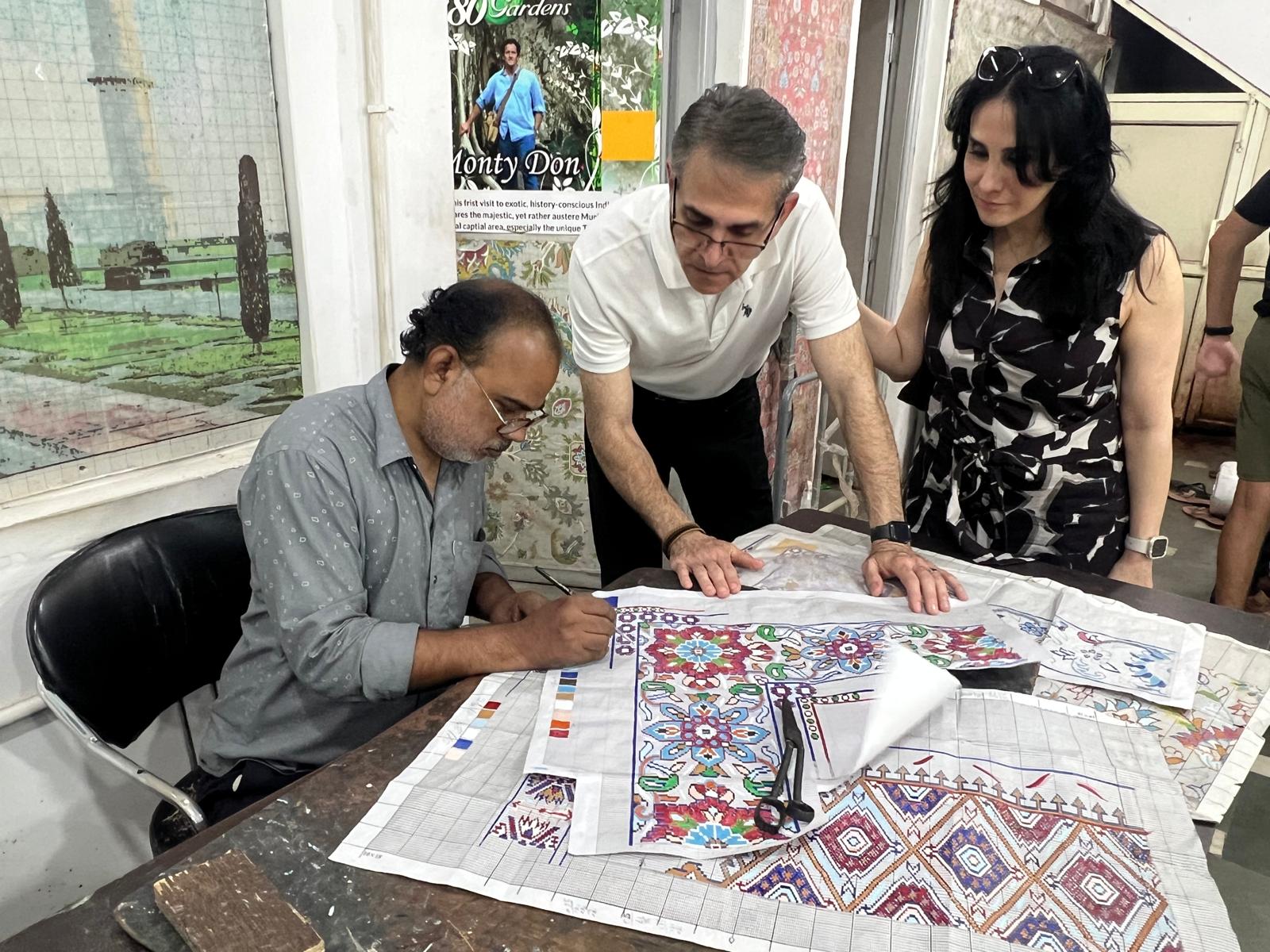 From Sketch to Silk: How Master Rug Designers Translate a Vision Into a Hand-Knotted Masterpiece