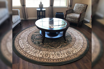 A ROUND RUG CAN ENHANCE ANY SPACE!