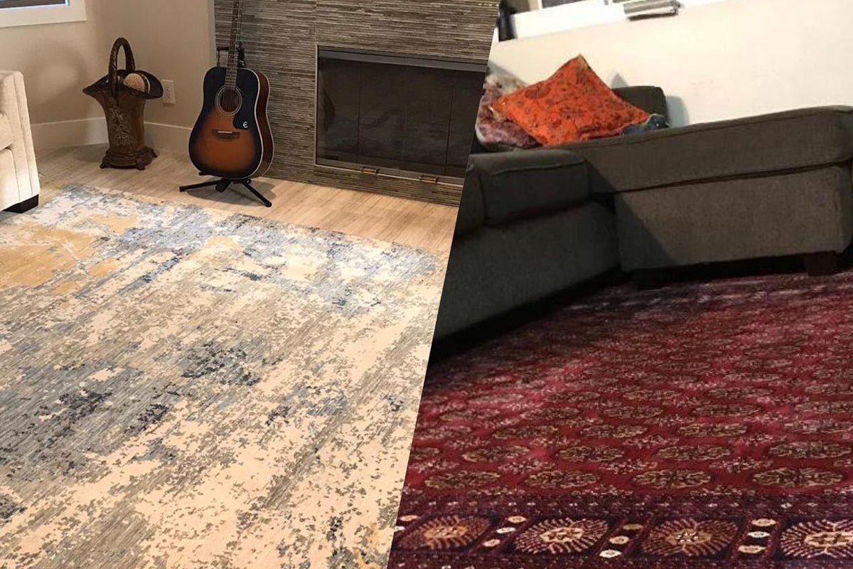 DOES MY HOME LOOKS TRADITIONAL OR MODERN WITH A RUG??