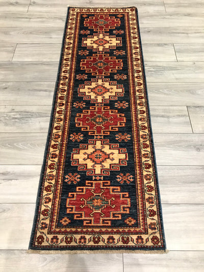 Pakistan Kazak Shirwan Hand Knotted Wool 2x6