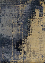 India HDFR Modern Hand Knotted Wool & Silk 5x7