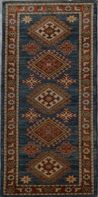 Pakistan Kazak Hand Knotted Wool 2x6