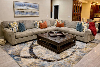India Modern HDFR Hand Knotted Wool 8x10