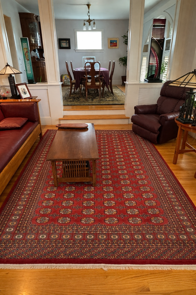 Pakistan Bokhara Hand Knotted Wool  6x9