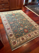 India Ziegler SultanAbad Hand Knotted Wool 5x8
