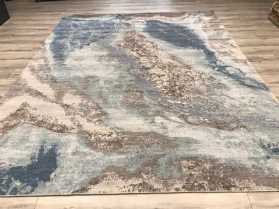 India Modern HDFR Hand Knotted Wool 8x10