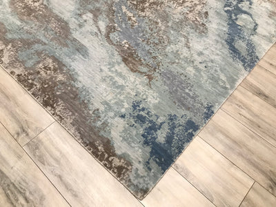 India Modern HDFR Hand Knotted Wool 8x10