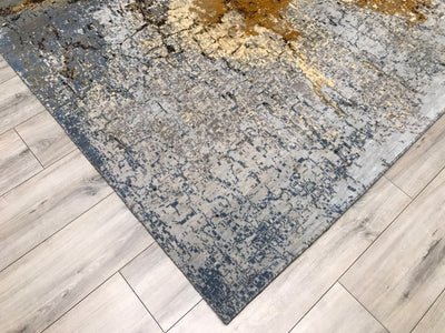 India Modern HDFR Hand Knotted Wool 8x10