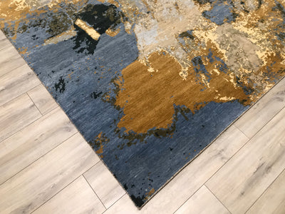 India Modern HDFR Hand Knotted Wool 8x10