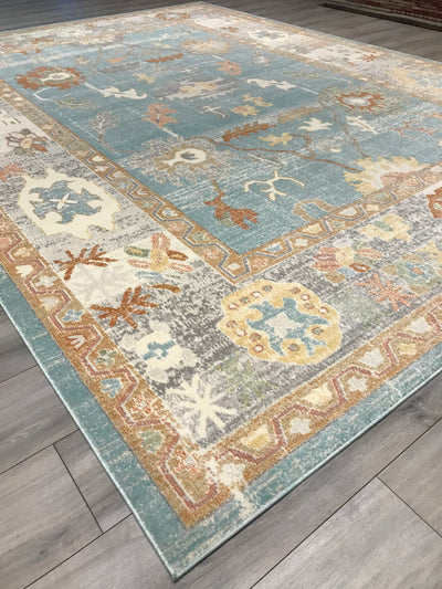 Turkish Oushak Power Loom 9x12