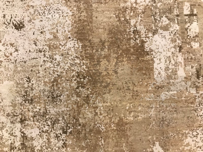 India Modern Texture Alchemy Hand Knotted Wool & Silk 8x10