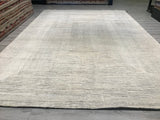 India Modern Morocco Hand Knotted Wool 10x14