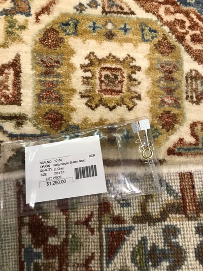India Ziegler Hand Knotted Wool 2x3