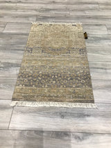 India Ziegler Hand Knotted Wool 2x4