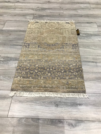 India Ziegler Hand Knotted Wool 2x4