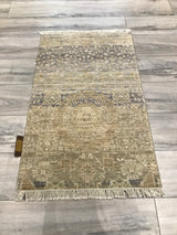 India Ziegler Hand Knotted Wool 2x3