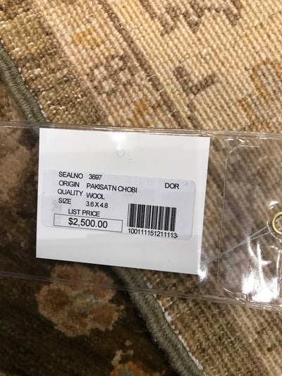Pakistan Chobi Hand Knotted Wool 3x5