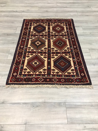 Persian Shiraz Hand Knotted Wool 3x5