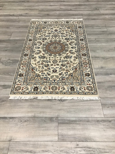 India Nain Hand Knotted Wool & Silk 3x5