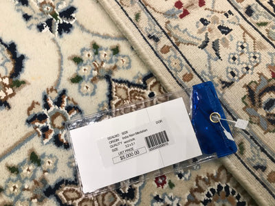 India Nain Hand Knotted Wool & Silk 3x5