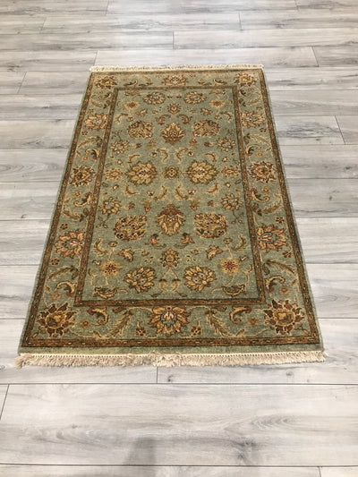 India Artisan Hand Knotted Wool 3x5