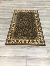 India Elegance Hand Knotted Wool & Silk 3x5