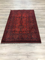 Pakistan Turkmen Hand Knotted Wool 3x5