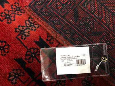 Pakistan Turkmen Hand Knotted Wool 3x5