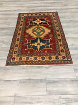 Pakistan Kazak Hand Knotted Wool 3x5