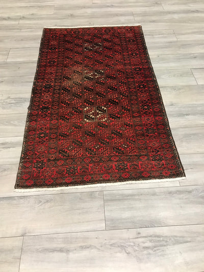 Persian (Iran) Baluch Hand Knotted Wool 3x5