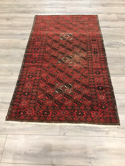 Persian (Iran) Baluch Hand Knotted Wool 3x5