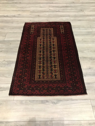Persian (Iran) Baluchi Hand Knotted Wool 3x5