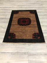 Pakistan Chobi Modern Gabeh Hand Knotted Wool 3x5