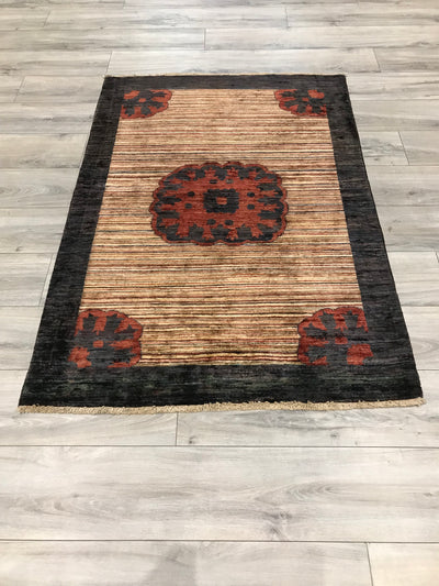 Pakistan Chobi Modern Gabeh Hand Knotted Wool 3x5