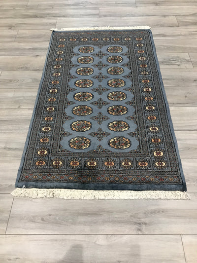 Pakistan Bokhara Hand Knotted Wool 3x5