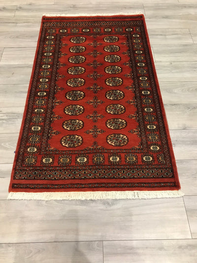 Pakistan Bokhara Hand Knotted Wool 3x5