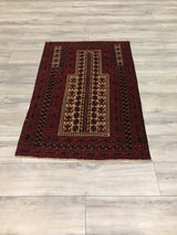 Persian (Iran) Baluchi Hand Knotted Wool 3x5