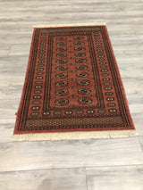 Pakistan Bokhara Hand Knotted Wool 3x5