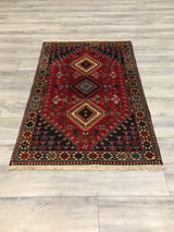 Persian Shiraz Hand Knotted Wool 3x5