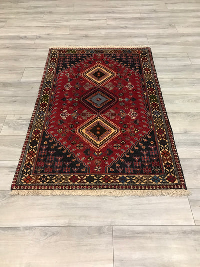 Persian Shiraz Hand Knotted Wool 3x5