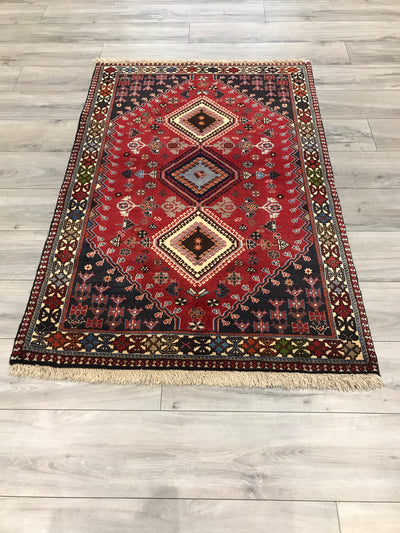 Persian Shiraz Hand Knotted Wool 3x5