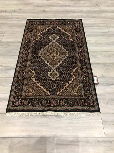 India Tabriz Mahi Hand Knotted Wool & Silk 3x5