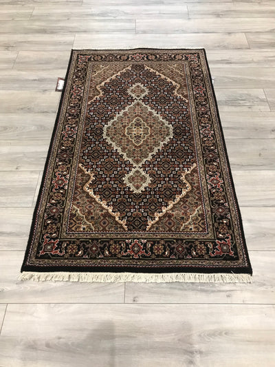 India Tabriz Mahi Hand Knotted Wool & Silk 3x5