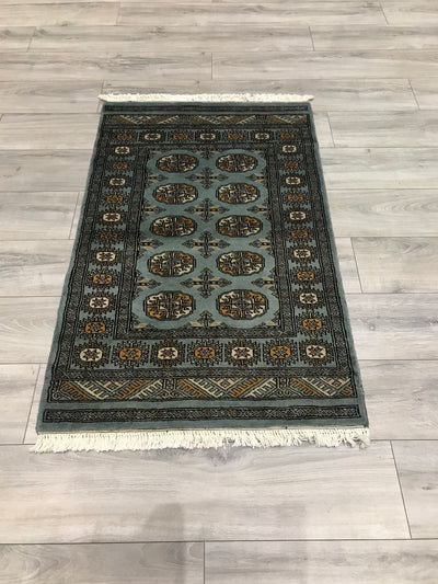 Pakistan Bokara Hand Knotted Wool 3x4