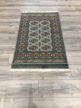 Pakistan Bokara Hand Knotted Wool 3x4