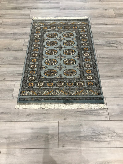 Pakistan Bokara Hand Knotted Wool 3x4